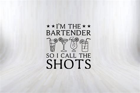 Bartender SVG And Cut Files For Crafters Graphic By Svgprintfile