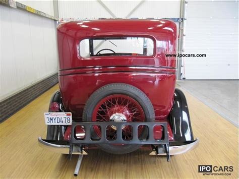 1931 Chevrolet 2 Door Sedan 6 Cylinder Car Photo And Specs