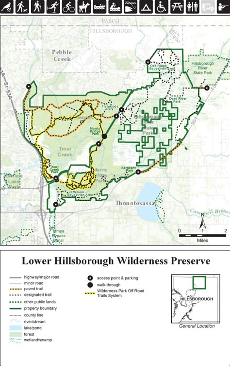 Hillsborough River State Park Map