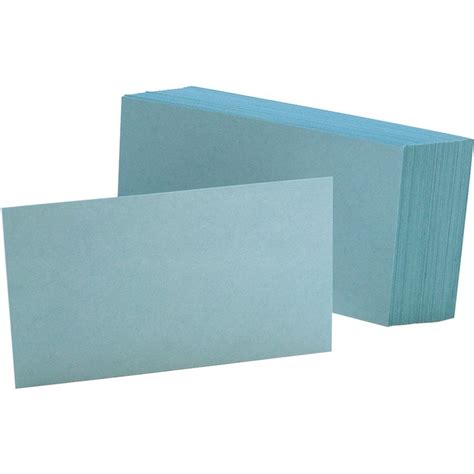 Oxford Colored Blank Index Cards - Saddle Brothers Inc