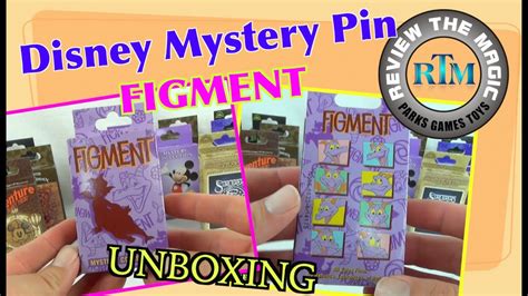 Disney Mystery Pin Blind Box Opening Figment Walt Disney World Youtube