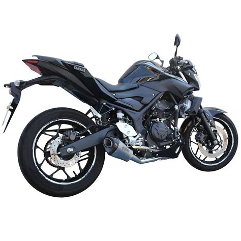 Ponteira Escapamento Esportivo Completo Da Moto Yamaha Mt 03 Full Inox