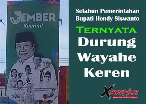 Setahun Pemerintahan Hendy. Ternyata Durung Wayahe Keren - XposFile