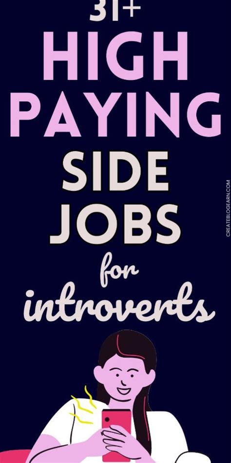 UPDATED High Paying Side Jobs For Introverts Actually Works In