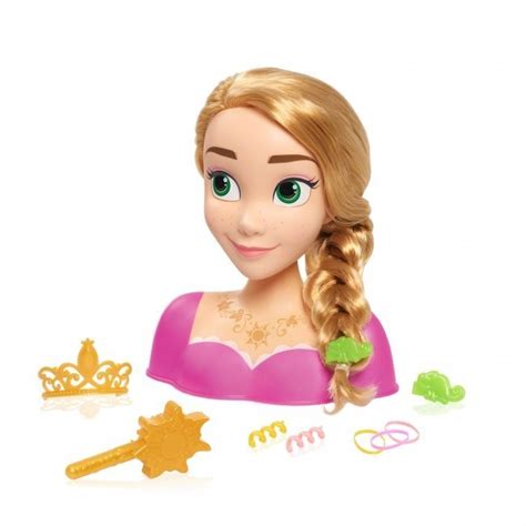 Princesa Rapunzel Cabeza Para Peinar Accesorios Disney