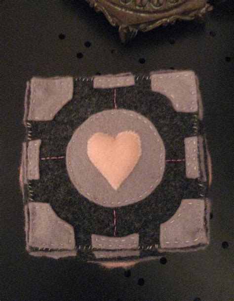 Companion Cube Plush · How To Make A Cube Plushie · Needlework and ...