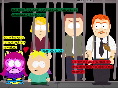 Butters parents in jail (south park) by Sofabox101 on DeviantArt