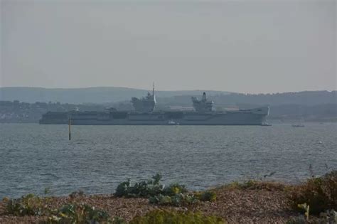 HMS Prince of Wales to be replaced on US trip by Royal Navy flagship HMS Queen Elizabeth ...