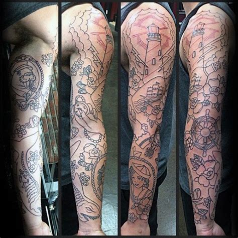 Top 59 Traditional Tattoo Sleeve Ideas [2021 Inspiration Guide] Traditional Tattoo Sleeve