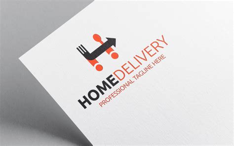 Home Delivery Food Logo Template #207136 - TemplateMonster