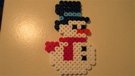 Billedresultat For Snemand Perleplade Snemand Perler Hama Perler