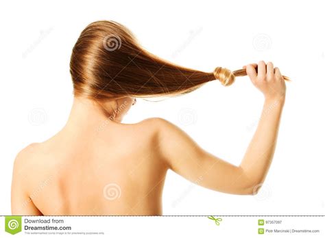 Girl With Long Blond Human Hair Stock Image Image Of Tool Style