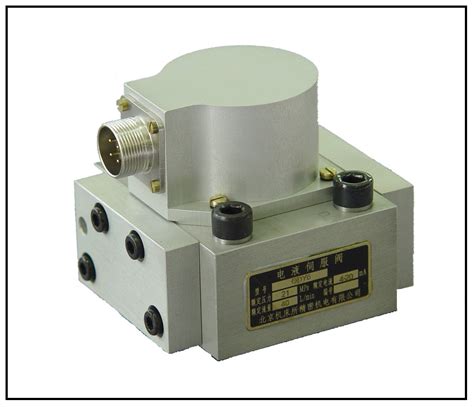 Electro Hydraulic Servo Valve Qdy6 Qdy10qdy11b Bmti Precision