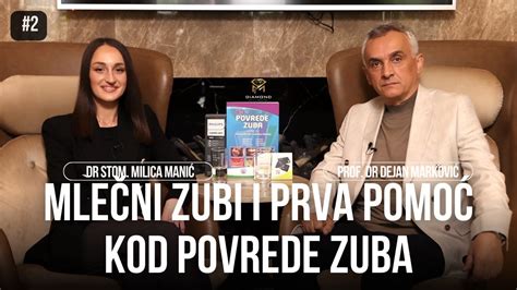 Mlečni zubi povrede zuba i prva pomoć nakon izbijanja zuba Prof dr