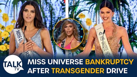 Miss Universe Owner Files For Bankruptcy After Accepting Transgender