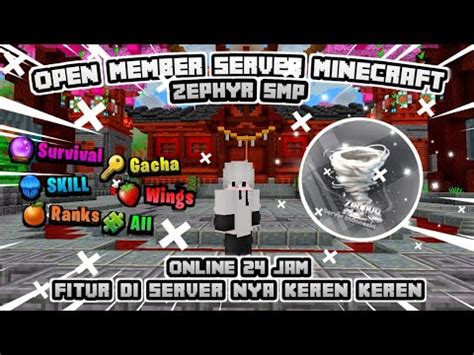 Open Member Server Mcpe Buruan Join Ke Server Ini Zephyr