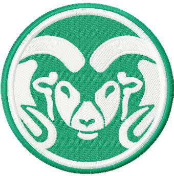 Colorado State Rams embroidery design