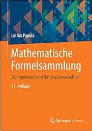 Mathematische Formelsammlung F R Ingenieure Und Naturwissenschaftler