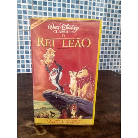 VHS O Rei Leão 1994 Matthew Broderick Legendado Original Shopee Brasil