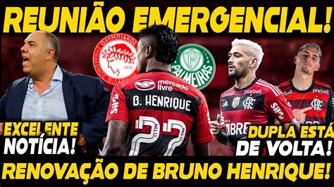 REUNIÃO EMERGENCIAL PARA RENOVAR BRUNO HENRIQUE ARRASCAETA