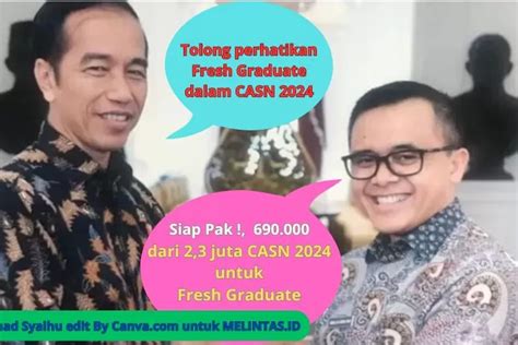 Presiden Jokowi Rekrutmen Casn Sebanyak Juta