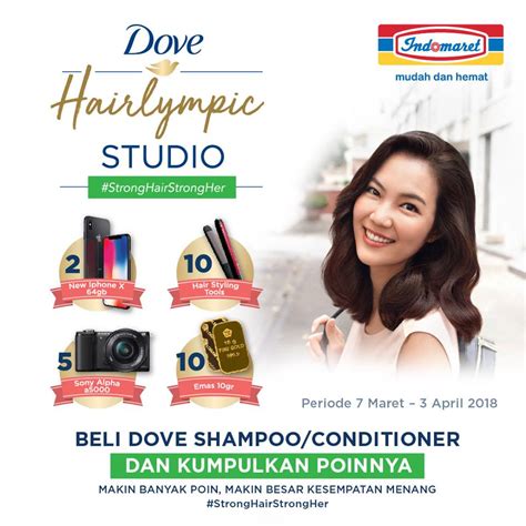 Dove Hairlympic Studio Indomaret Info Kuis Berhadiah