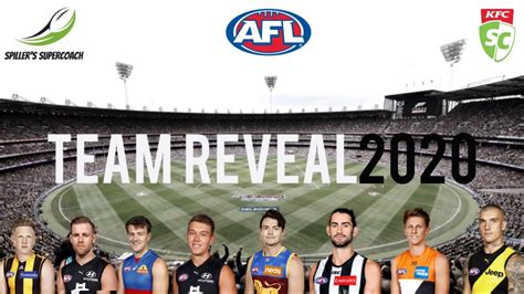 Official Team Reveal Afl Supercoach Youtube