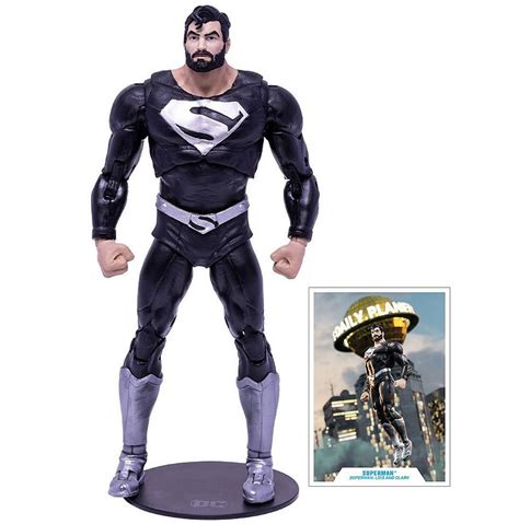 Solar Superman Black Suit Mcfarlane Toys Blister Toys Action