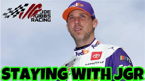 BREAKING NEWS Denny Hamlin Signs Multi Year Extension With Joe Gibbs