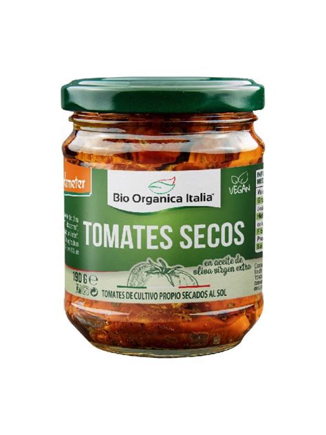 Tomate Seco En Aceite 190gr Bio Bio Organica Italia 8029689021627