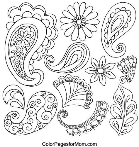 Paisley Mandala Coloring Pages at GetColorings.com | Free printable ...