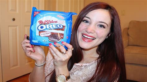 Taste Test Red Velvet Oreo Review Youtube