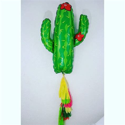 Cactus Balloon Fiesta Taco Party Balloon Tassel Balloon Tassel