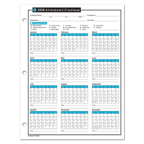 Take 2020 Attendance Calendar Printable | Calendar Printables Free Blank