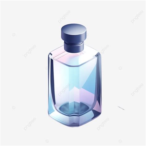 Mens Perfume Glass Bottle Blue Men Perfume Glass Bottle Png