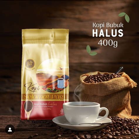 jual kopi selamat pagi good morning coffee kopi bubuk hitam robusta