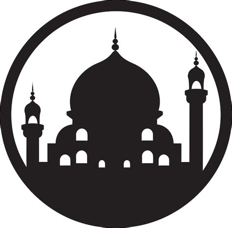 Premium Vector Mosque Majesty Emblematic Logo Vector Sublime Symmetry