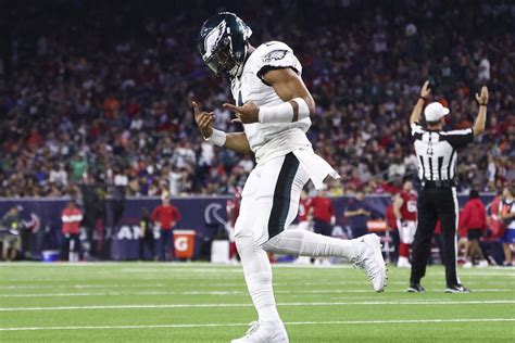 Nfl Eagles Beat Texans For Franchise Record Start To The Season