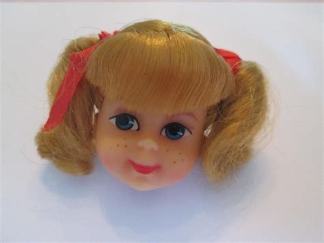 Vintage 1967 Mattel Mod Barbie Tutti Buffy And Mrs Beasley Doll Head