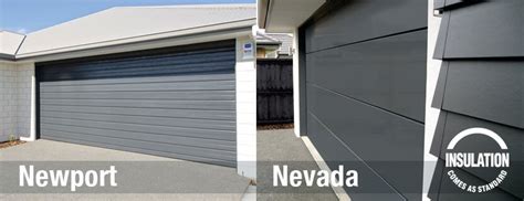 Graphite Infused Insulated Garage Door New Zealand Garador