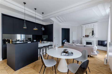 Intérieur style Haussmannien à Paris Agence Véronique Cotrel