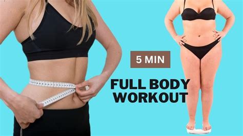 5 Min Fast Morning Exercises For Full Body Fat Burning Workout At Home