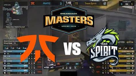 CRUSHED Fnatic Vs Spirit DreamHack Masters CSGO Highlights YouTube