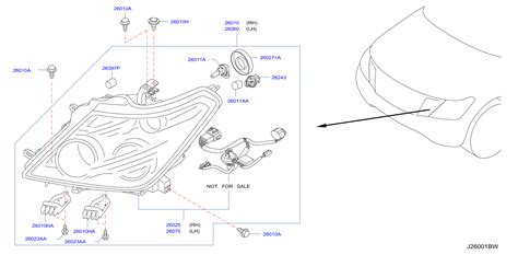 2005 Nissan Altima Headlight Assembly Diagram Nissan Altima