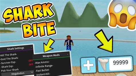 Omg 🦈 Sharkbite Hackscript 🦈 Infinite Teeth Spawn Boatsguns