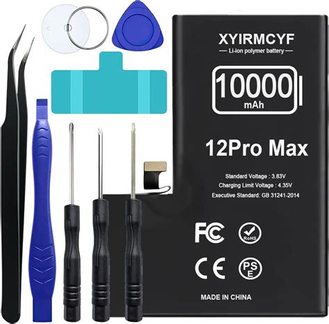 Amazon XYIRMCYF 10000mAh Super Capacity Battery Compatible With