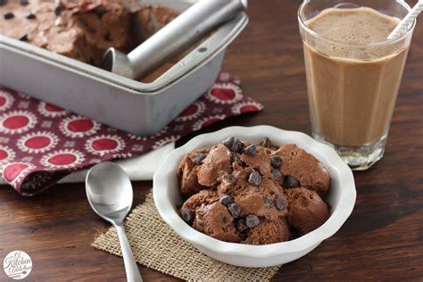 Low Fat Mocha Chip Frozen Yogurt A Kitchen Addiction