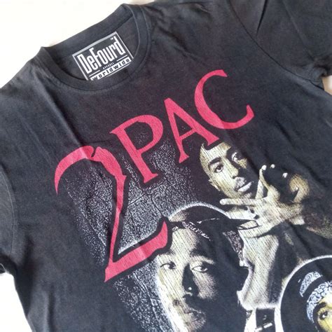 Tupa Shakur Vintage Wash Rap Tee Kaos Rapper Hip Hop 2Pac Tupac Shakur