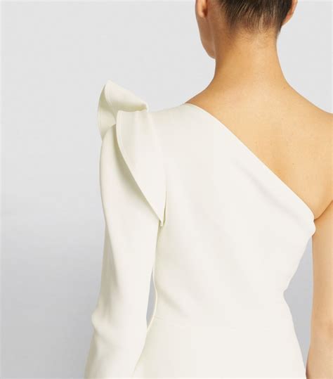 Maticevski White One Shoulder Akin Gown Harrods Uk