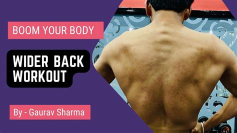 Get V Shape Back Wider Back Workout Fitness Destination Gaurav